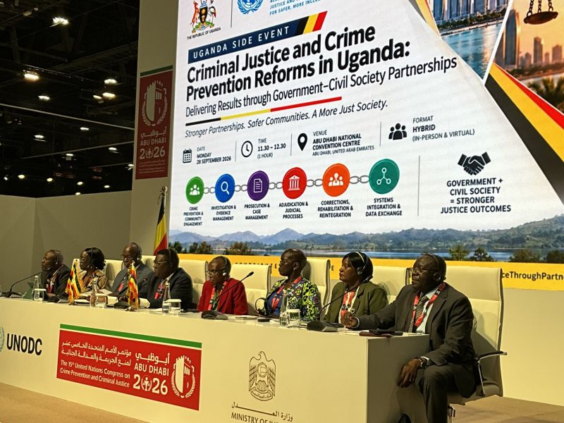 Image for the Tweet beginning: Uganda Highlights Justice Reforms and
