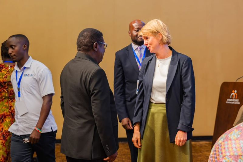 Image for the Tweet beginning: This afternoon, Hon. @norbertmao, Minister